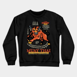 Muay Thai Sak Yant Buffalo Crewneck Sweatshirt